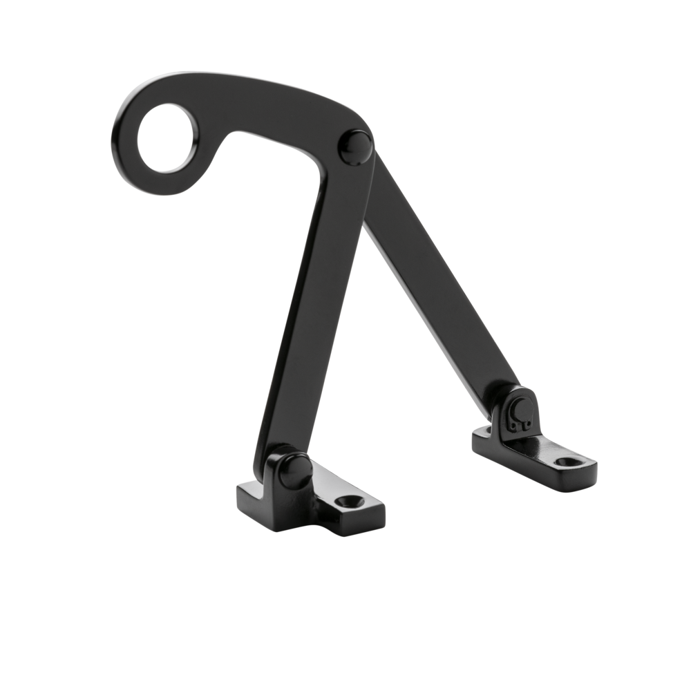 De Oude Deurklink Raamuitzetter bovenraam zwart