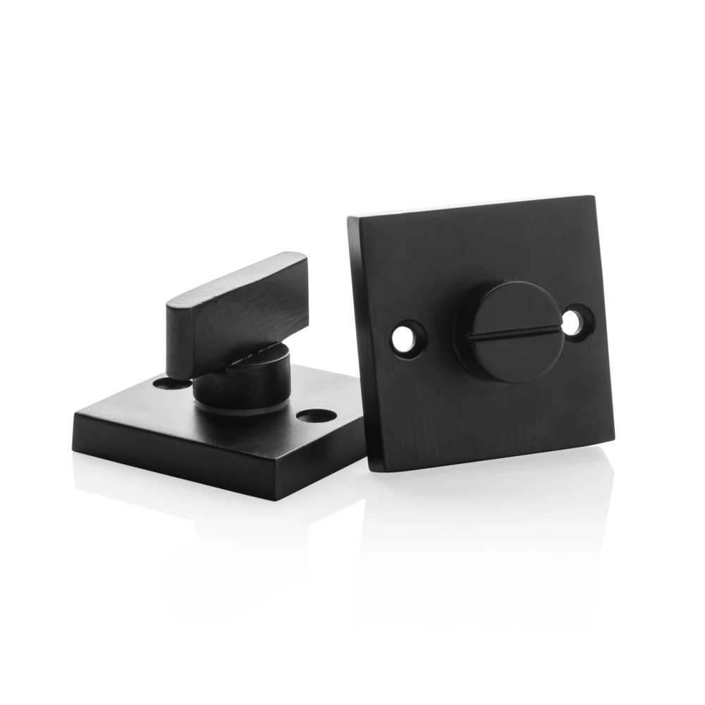 Mooi Deurbeslag Deurklink Nova zwart en WC slot Piazza Mooi Deurbeslag Deurklink Nova zwart en WC slot Piazza