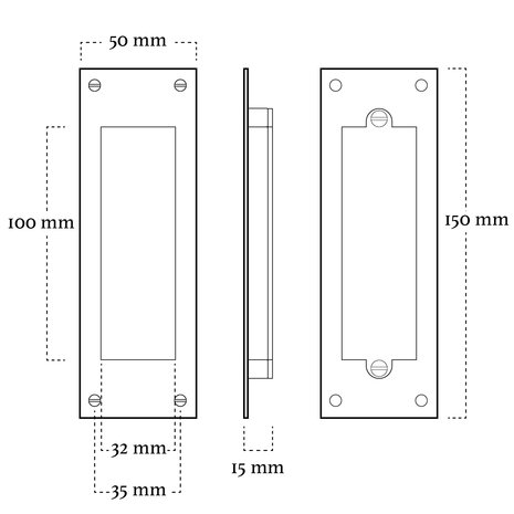 Mooi Deurbeslag Schuifdeurkom Presa zwart recht Mooi Deurbeslag Schuifdeurkom Presa zwart recht