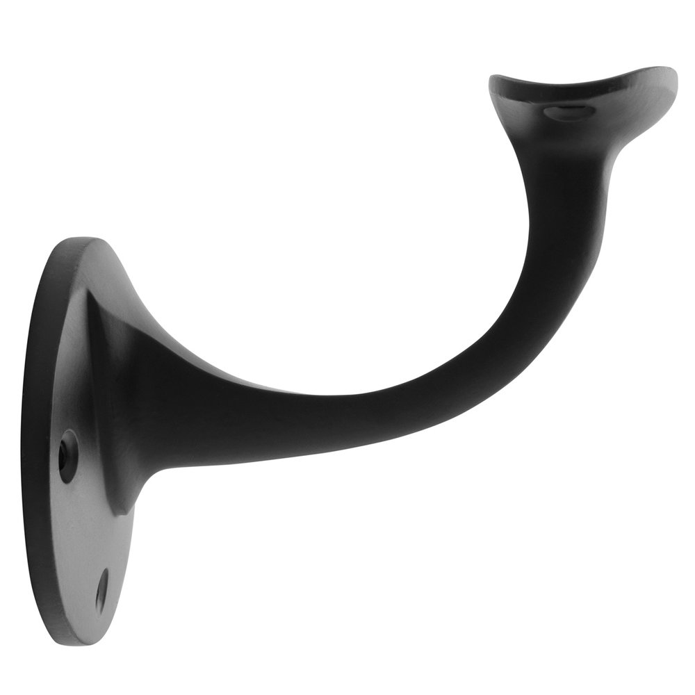 De Oude Deurklink Leuninghouder zwart - opschroevend De Oude Deurklink Leuninghouder zwart - opschroevend