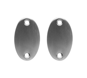 De Oude Deurklink Blindrozet ovaal - mat nikkel