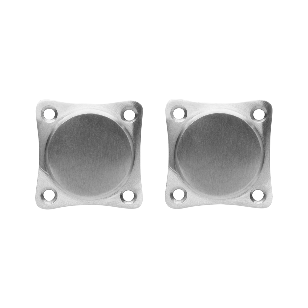 De Oude Deurklink Blindrozet vierkant - mat nikkel De Oude Deurklink Blindrozet vierkant - mat nikkel