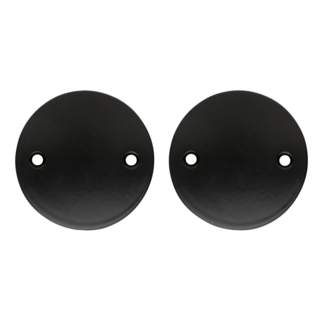 De Oude Deurklink Blindrozet rond - mat zwart - afdekrozet set van 2 - De Oude Deurklink De Oude Deurklink Blindrozet rond - mat zwart - afdekrozet set van 2 - De Oude Deurklink