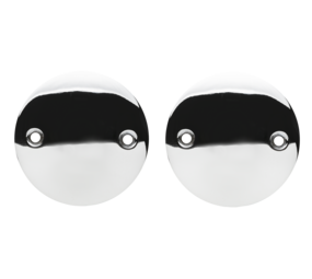 De Oude Deurklink Blindrozet rond - glanzend nikkel