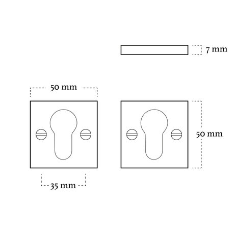 Mooi Deurbeslag Cilinderrozet Nova Mooi Deurbeslag Cilinderrozet Nova