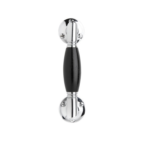 De Oude Deurklink Handgreep klein ronde rozetten - nikkel De Oude Deurklink Handgreep klein ronde rozetten - nikkel