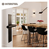 Intersteel Zwarte Deurklink Jura schild 250x55x2mm blind Intersteel Zwarte Deurklink Jura schild 250x55x2mm blind