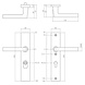 Intersteel Veiligheidsbeslag kerntrekbeveiliging skg3 profielcilinder 72 mm rechthoekig Intersteel Veiligheidsbeslag kerntrekbeveiliging skg3 profielcilinder 72 mm rechthoekig