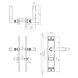 Intersteel Deurklink Ton basic schild mat nikkel wc63/8mm Intersteel Deurklink Ton basic schild mat nikkel wc63/8mm