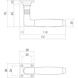 Intersteel Deurklink ton basic vierkant rozet mat nikkel - ebbenhout Intersteel Deurklink ton basic vierkant rozet mat nikkel - ebbenhout