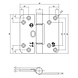 Intersteel Glijlagerscharnier 89 x 89 x 3 mm din rechts zwart Intersteel Glijlagerscharnier 89 x 89 x 3 mm din rechts zwart