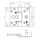 Intersteel Glijlagerscharnier skg3 zwart 89 x 89 x 3 mm din rechts Intersteel Glijlagerscharnier skg3 zwart 89 x 89 x 3 mm din rechts