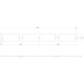 Intersteel Schuifdeursysteem – tussenrail 90 cm mat zwart Intersteel Schuifdeursysteem – tussenrail 90 cm mat zwart