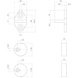 Intersteel Schuifdeursysteem geleider afstand houders mat zwart Intersteel Schuifdeursysteem geleider afstand houders mat zwart