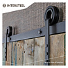 Intersteel Schuifdeursysteem modern mat zwart - incl. rail en beslag - Intersteel Intersteel Schuifdeursysteem modern mat zwart - incl. rail en beslag - Intersteel