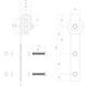 Intersteel Schuifdeursysteem - set van 2 hangrollen basic zwart Intersteel Schuifdeursysteem - set van 2 hangrollen basic zwart