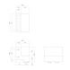 Intersteel Set van 2 stoppers schuifdeursysteem mat zwart met bevestiging Intersteel Set van 2 stoppers schuifdeursysteem mat zwart met bevestiging