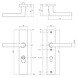 Intersteel Veiligheidsbeslag kerntrekbeveiliging skg3 profielcilinder 55 mm rechthoekig Intersteel Veiligheidsbeslag kerntrekbeveiliging skg3 profielcilinder 55 mm rechthoekig