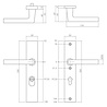 Intersteel Veiligheidsbeslag SKG3 cilindergat 55mm rechthoekig zwart - voor buitendeur Intersteel Veiligheidsbeslag SKG3 cilindergat 55mm rechthoekig zwart - voor buitendeur