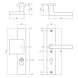 Intersteel Veiligheidsbeslag kerntrekbeveiliging skg3 profielcilinder 55 mm rechthoekig voordeurbeslag Intersteel Veiligheidsbeslag kerntrekbeveiliging skg3 profielcilinder 55 mm rechthoekig voordeurbeslag