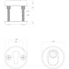 Intersteel Veiligheidsrozet skg3 rond kerntrekbeveiliging aluminium zwart Intersteel Veiligheidsrozet skg3 rond kerntrekbeveiliging aluminium zwart