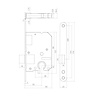 Intersteel Woningbouw cilinder kastslot wit 55 mm - voor binnendeur - Dulimex Intersteel Woningbouw cilinder kastslot wit 55 mm - voor binnendeur - Dulimex