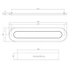 Intersteel Brievenbus ovaal met veer geborsteld rvs Intersteel Brievenbus ovaal met veer geborsteld rvs
