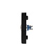 Intersteel Deurbel rechthoekig 65x30x10 mm verdekt rvs / zwart Intersteel Deurbel rechthoekig 65x30x10 mm verdekt rvs / zwart