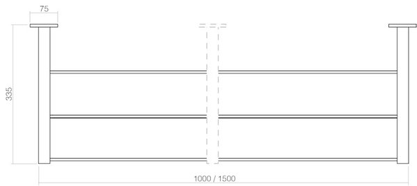 Intersteel Garderoberek rvs geborsteld - voor hal of garderobe - Intersteel Intersteel Garderoberek rvs geborsteld - voor hal of garderobe - Intersteel