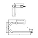 Intersteel Toiletrolhouder met pin stop rvs geborsteld Intersteel Toiletrolhouder met pin stop rvs geborsteld