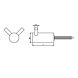 Intersteel Handdoekhaak dubbel rvs geborsteld Intersteel Handdoekhaak dubbel rvs geborsteld