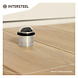 Intersteel Deurstopper rond met ring nikkel Intersteel Deurstopper rond met ring nikkel