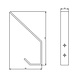 Intersteel Kapstokhaak 135mm gebogen zwart Intersteel Kapstokhaak 135mm gebogen zwart