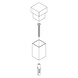 Intersteel Deurstopper vierkant rvs zwart Intersteel Deurstopper vierkant rvs zwart