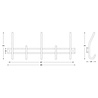 Intersteel Kapstok 5 haken zwart - voor hal of garderobe - Intersteel Intersteel Kapstok 5 haken zwart - voor hal of garderobe - Intersteel