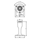 Intersteel Deurstopper recht model chroom Intersteel Deurstopper recht model chroom