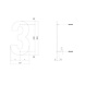 Intersteel Huisnummer 3 xl hoogte 30 cm rvs/mat zwart Intersteel Huisnummer 3 xl hoogte 30 cm rvs/mat zwart