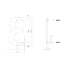 Intersteel Huisnummer 8 xl hoogte 30 cm rvs/mat zwart Intersteel Huisnummer 8 xl hoogte 30 cm rvs/mat zwart