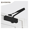 Intersteel Deurdranger zwart met schaararm dr120