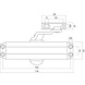 Intersteel Deurdranger zwart met schaararm dr122 Intersteel Deurdranger zwart met schaararm dr122