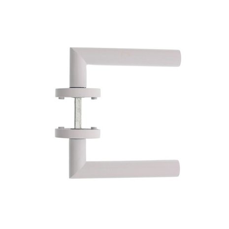 Intersteel Deurklink Bastian rond rozet wit - deurbeslag voor binnendeur - Intersteel Intersteel Deurklink Bastian rond rozet wit - deurbeslag voor binnendeur - Intersteel