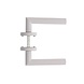 Intersteel Deurklink Bastian rond rozet wit Intersteel Deurklink Bastian rond rozet wit