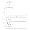 Intersteel Deurklink Bastian rond rozet wit - deurbeslag voor binnendeur - Intersteel Intersteel Deurklink Bastian rond rozet wit - deurbeslag voor binnendeur - Intersteel