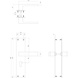 Intersteel Deurklink Amsterdam met schild 250x55x2mm profielcilindergat 55mm rvs geborsteld Intersteel Deurklink Amsterdam met schild 250x55x2mm profielcilindergat 55mm rvs geborsteld