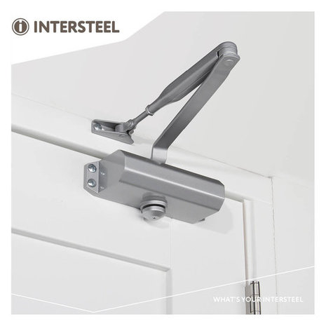 Intersteel Deurdranger met schaararm DR 122 - zachtsluitend - Intersteel Intersteel Deurdranger met schaararm DR 122 - zachtsluitend - Intersteel
