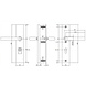 Intersteel Veiligheidsbeslag skg3 kerntrekbeveiliging cilindergat 72mm rechthoekig rvs geborsteld Intersteel Veiligheidsbeslag skg3 kerntrekbeveiliging cilindergat 72mm rechthoekig rvs geborsteld