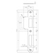 Intersteel Sluitplaat voor veiligheidsslot skg2 profielcilindergat 72 mm din rechts rvs Intersteel Sluitplaat voor veiligheidsslot skg2 profielcilindergat 72 mm din rechts rvs