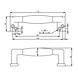 Intersteel Meubelgreep 108mm recht chroom Intersteel Meubelgreep 108mm recht chroom