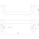 Intersteel Meubelgreep 122mm mat chroom Intersteel Meubelgreep 122mm mat chroom