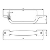 Intersteel Meubelgreep 138 mm mat zwart - voor kast of lade - Intersteel Intersteel Meubelgreep 138 mm mat zwart - voor kast of lade - Intersteel